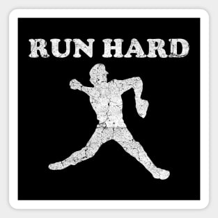 run hard baseball by NFb Magnet